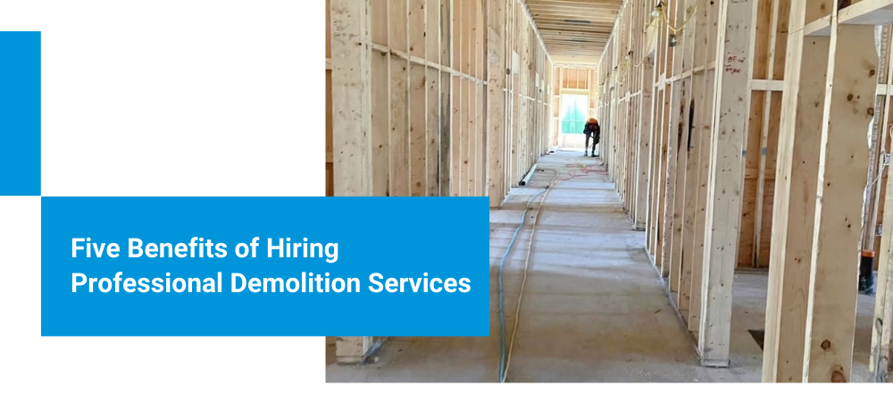 Professional demolition services
